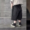 Jeans shorts niños alfabeto tejido jeans hombre niña primavera otoño bebé pantalones Specification image
